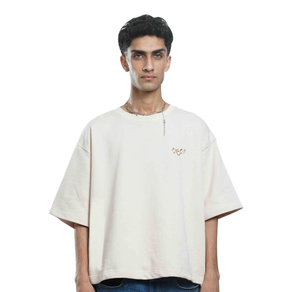 MADE IN PAKISTAN BEIGE T-SHIRT